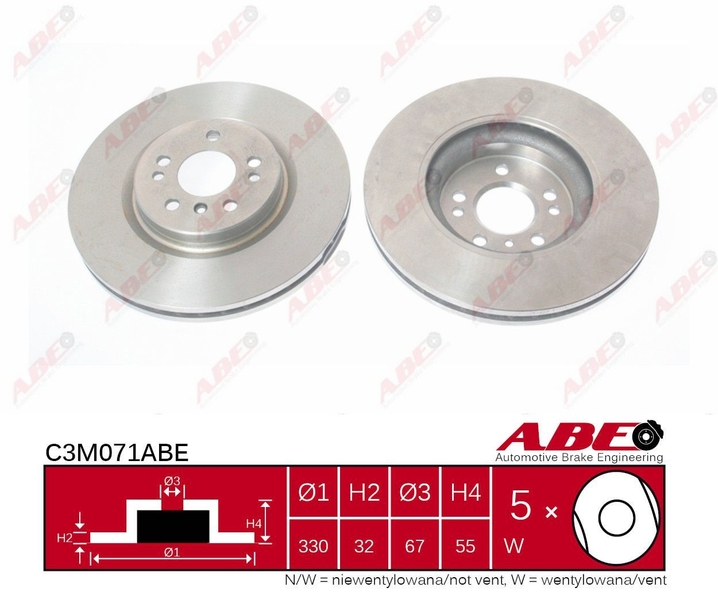 C3M071ABE ABE Тормозной диск