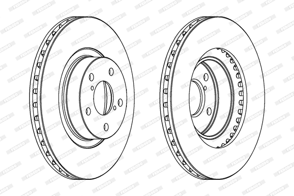 DDF679C FERODO Тормозной диск