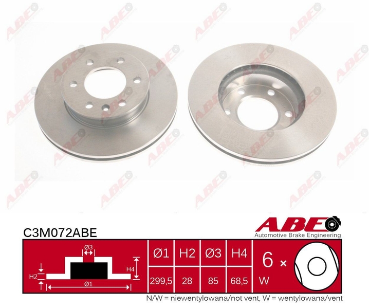 C3M072ABE ABE Тормозной диск