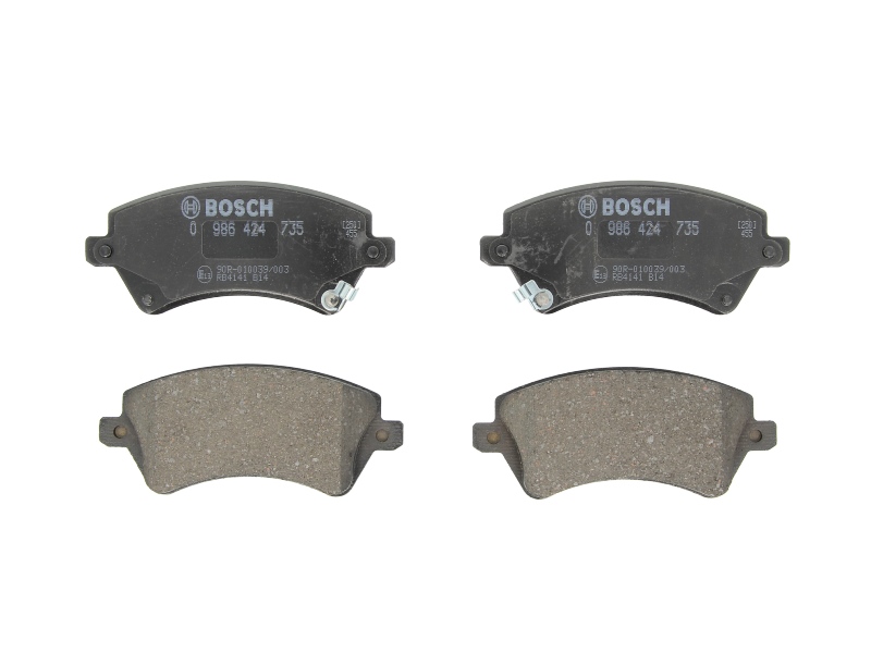 0986424735 BOSCH Комплект тормозных колодок, дисковый тормоз