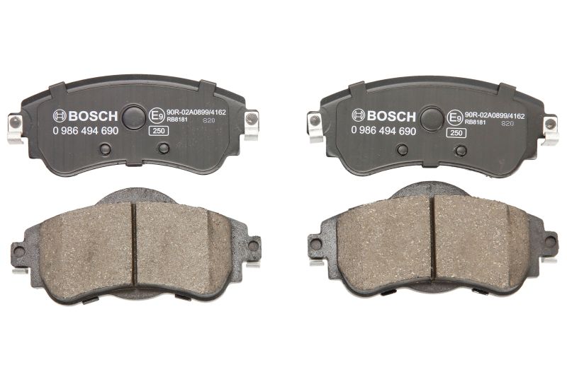 0986494690 BOSCH Комплект тормозных колодок, дисковый тормоз