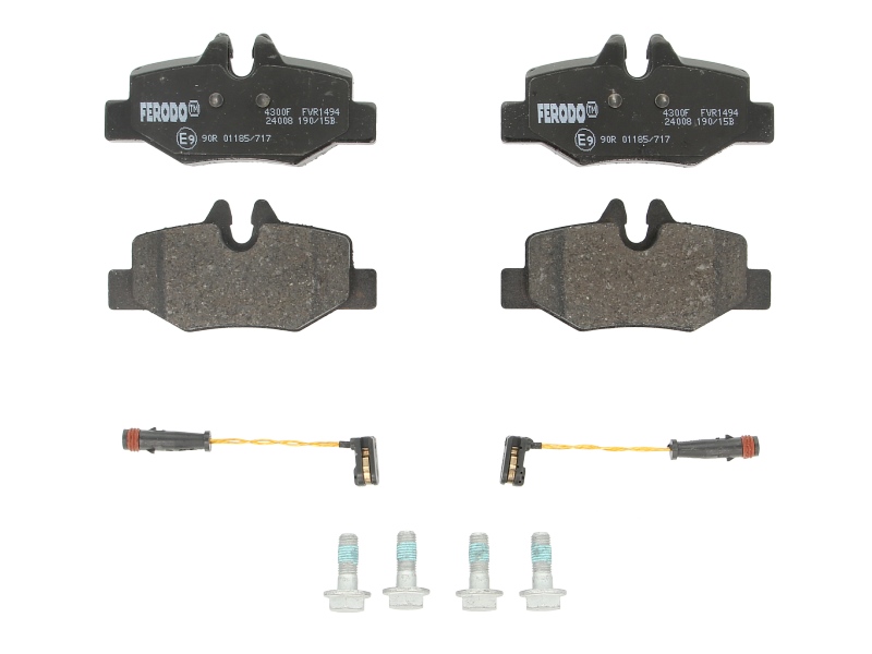 FVR1494 FERODO Комплект тормозных колодок, дисковый тормоз