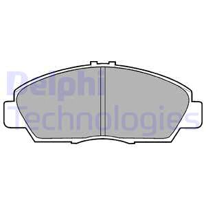 LP869 DELPHI Комплект тормозных колодок, дисковый тормоз