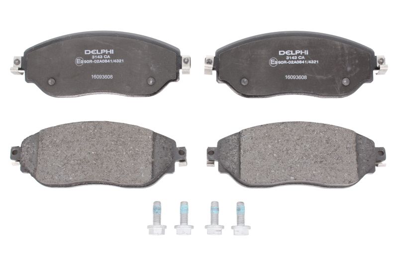 LP3143 DELPHI Дисковые тормозные колодки, комплект