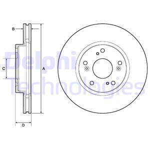 BG4774C DELPHI Тормозной диск