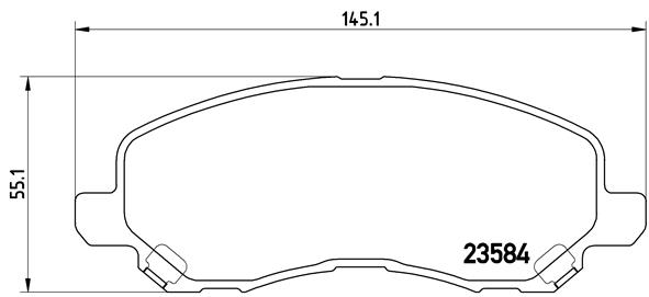 P54030X BREMBO Тормозные колодки - ТЮНИНГ