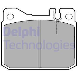 LP427 DELPHI Комплект тормозных колодок, дисковый тормоз