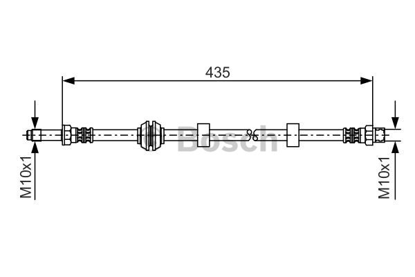 1987476415 BOSCH Тормозной шланг