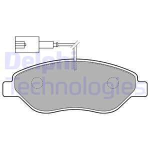 LP1720 DELPHI Дисковые тормозные колодки, комплект