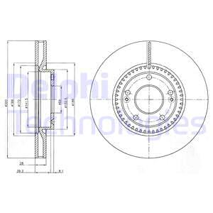 BG4251C DELPHI Тормозной диск