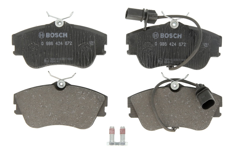 0986424672 BOSCH Комплект тормозных колодок, дисковый тормоз