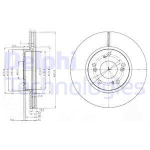 BG3980C DELPHI Тормозной диск