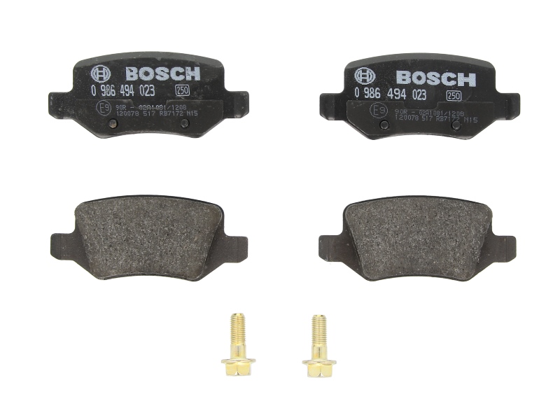 0986494023 BOSCH Комплект тормозных колодок, дисковый тормоз