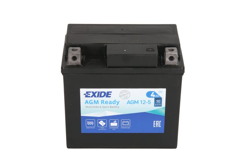AGM125 EXIDE Maintenance free battery
