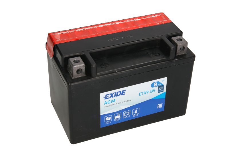 YTX9BS EXIDE Maintenance free battery