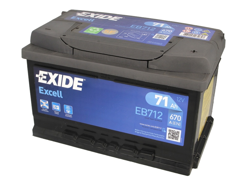 EB712 EXIDE Аккумулятор