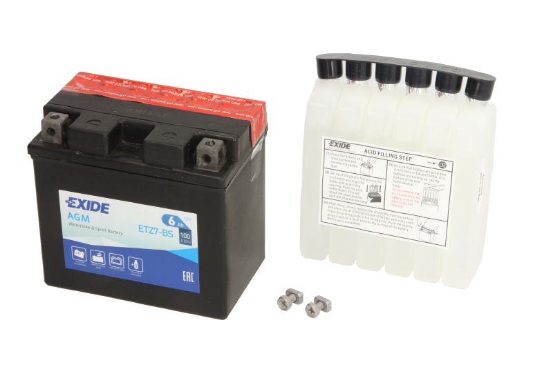 ETZ7BS EXIDE Maintenance free battery