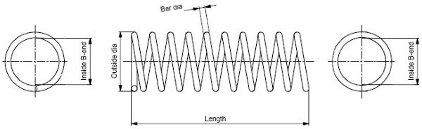 SP2117 MONROE Пружина, задняя ось
