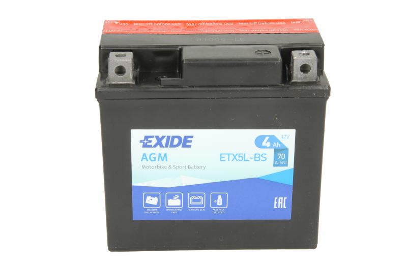 YTX5LBS EXIDE Maintenance free battery