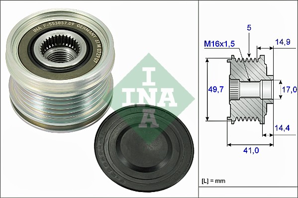 535010110 INA Механизм свободного хода генератора