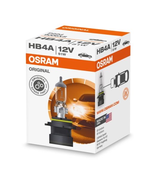 9006XS OSRAM Лампа накаливания, фара дальнего света; Лампа накаливания, основная фара; Лампа накаливания, противотуманная фара; Лампа