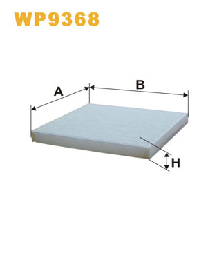 WP9368 WIX FILTERS Фильтр, воздух во внутренном пространстве