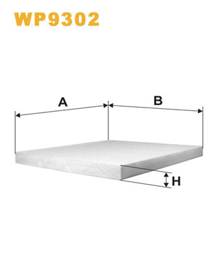 WP9302 WIX FILTERS Фильтр, воздух во внутренном пространстве