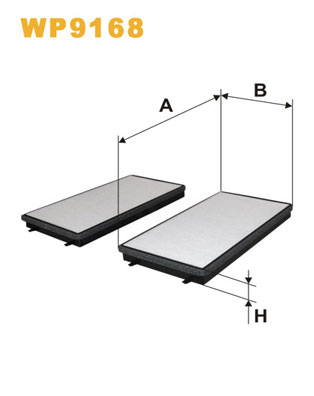 WP9168 WIX FILTERS Фильтр, воздух во внутренном пространстве