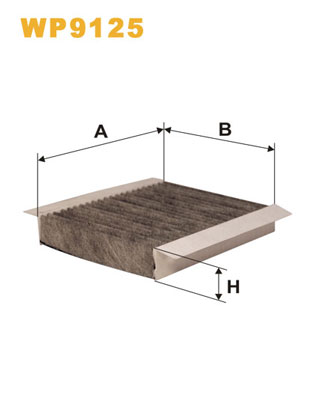 WP9125 WIX FILTERS Салонный фильтр