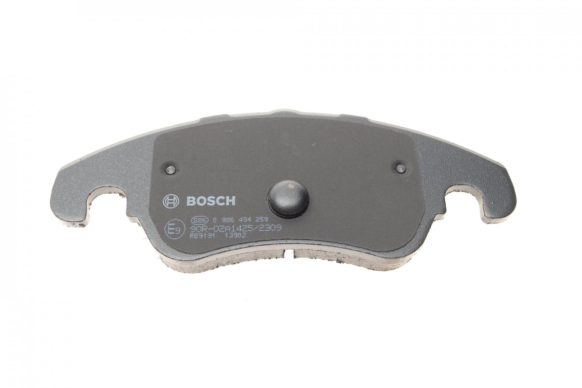 0986494259 BOSCH Комплект тормозных колодок, дисковый тормоз