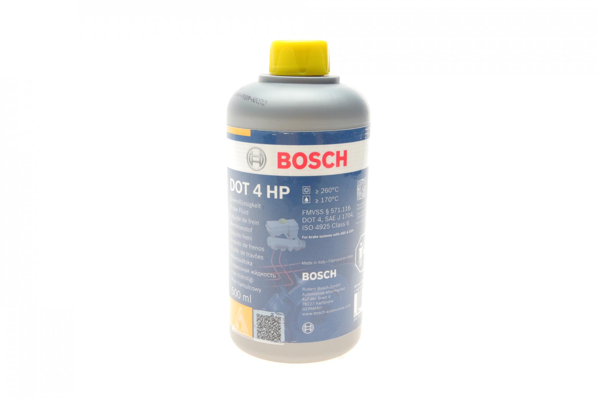 1987479112 BOSCH Жидкость тормозная DOT4 HP (0.5L)