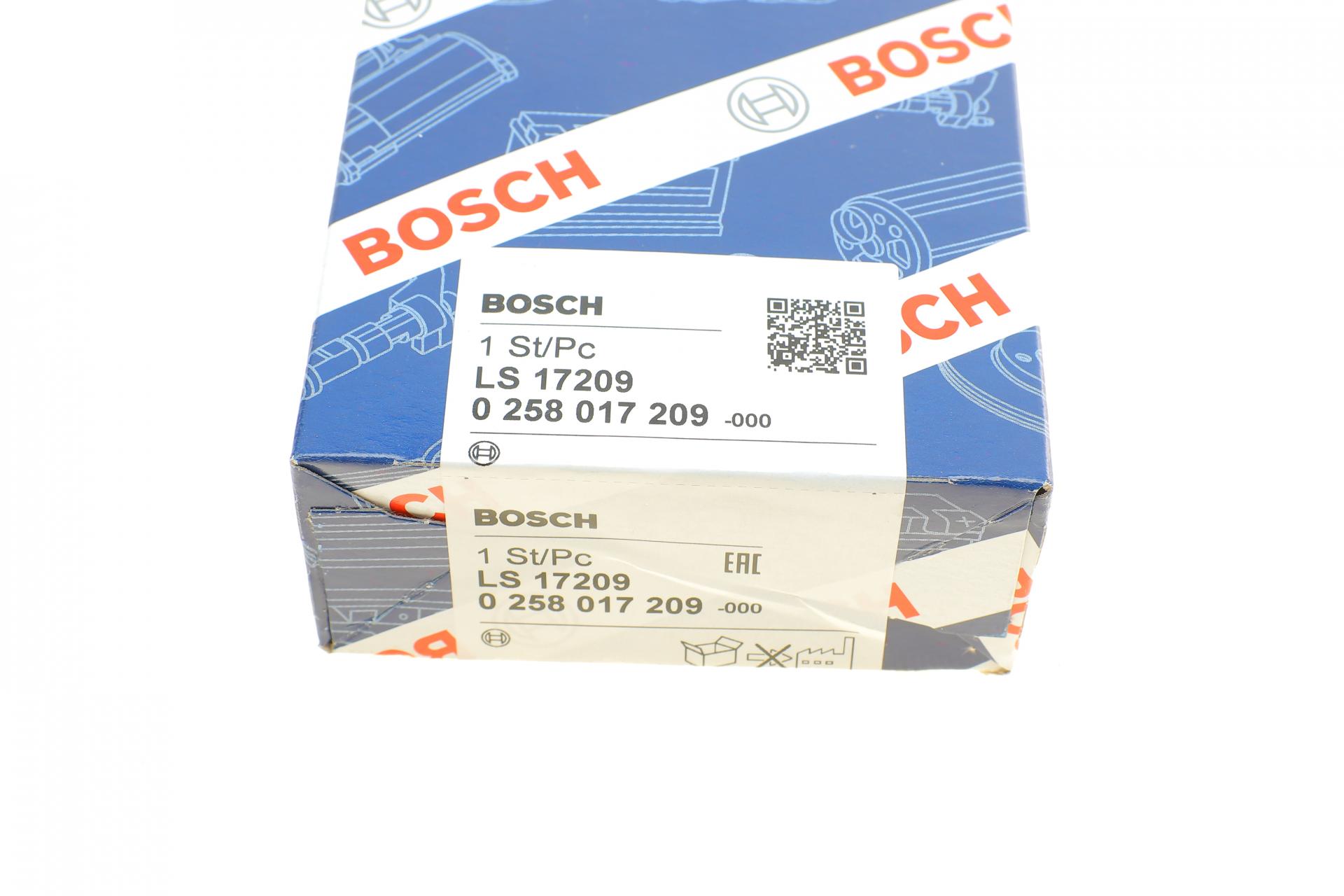 0258017209 BOSCH Лямбда зонд BMW 3 (E90) N46 05-11/Citroen C4 1.6 08-13/Renault Laguna 2.0dCi 07-15