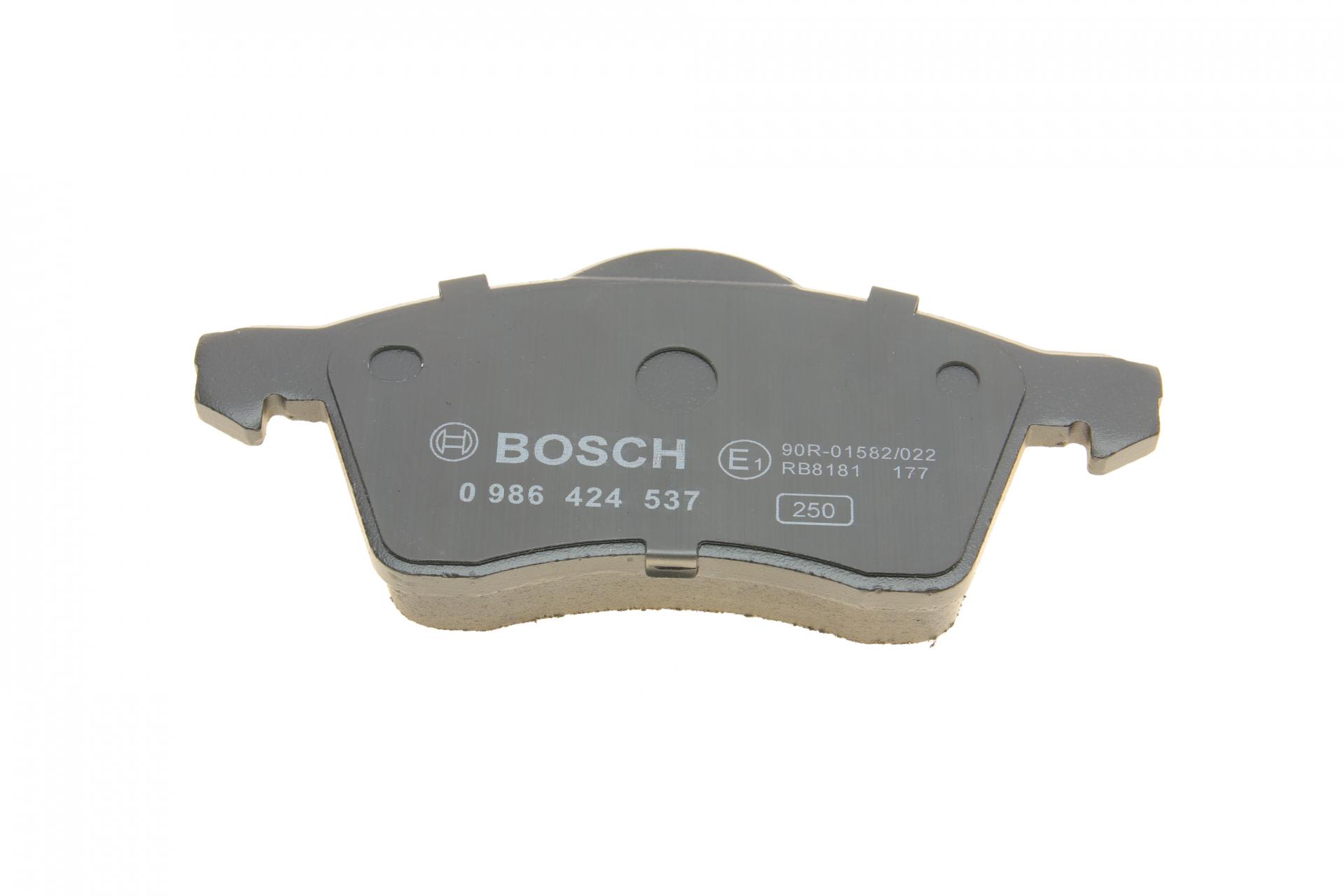 0986424537 BOSCH Комплект тормозных колодок, дисковый тормоз