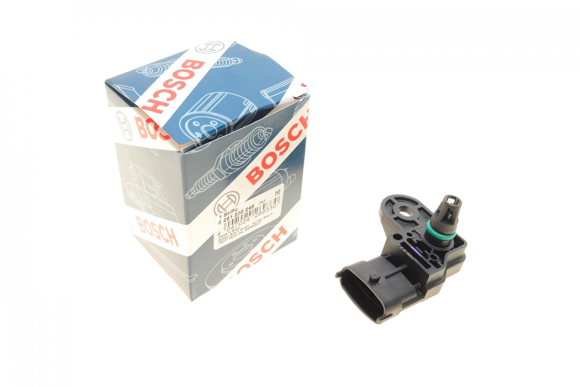 0261230245 BOSCH Датчик давления наддува Fiat Panda/Brava/Punda 1.2 98-