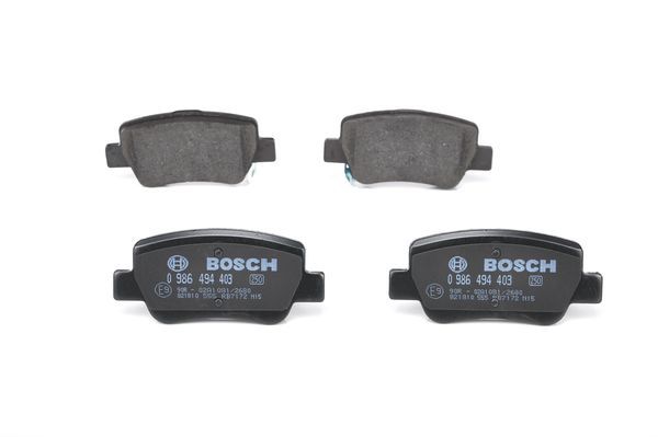 0986494403 BOSCH Колодки тормозные (задние) Toyota Avensis 08-18