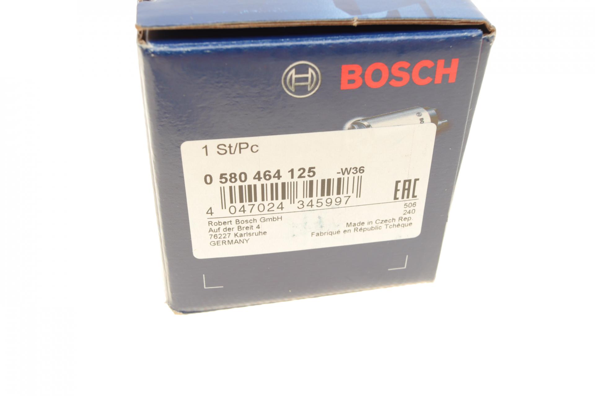 0580464125 BOSCH Насос топливный MB 190 (W201) E 2.3 (M102)/E-class (W124) (M103/M111) 86-93