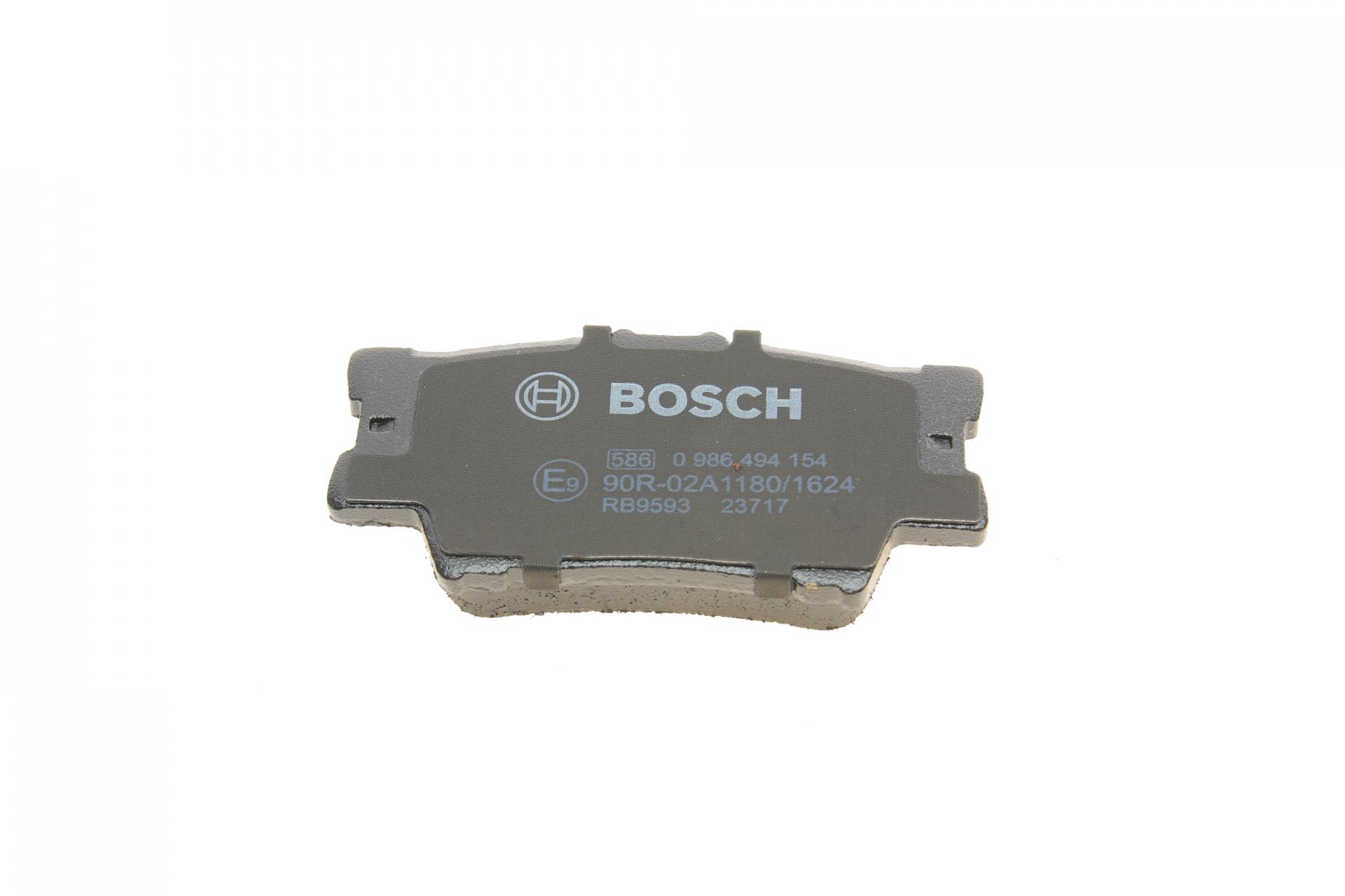 0986494154 BOSCH Комплект тормозных колодок, дисковый тормоз