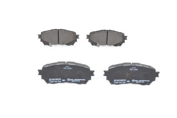 0986494793 BOSCH Колодки тормозные (передние) Mazda 6 12-