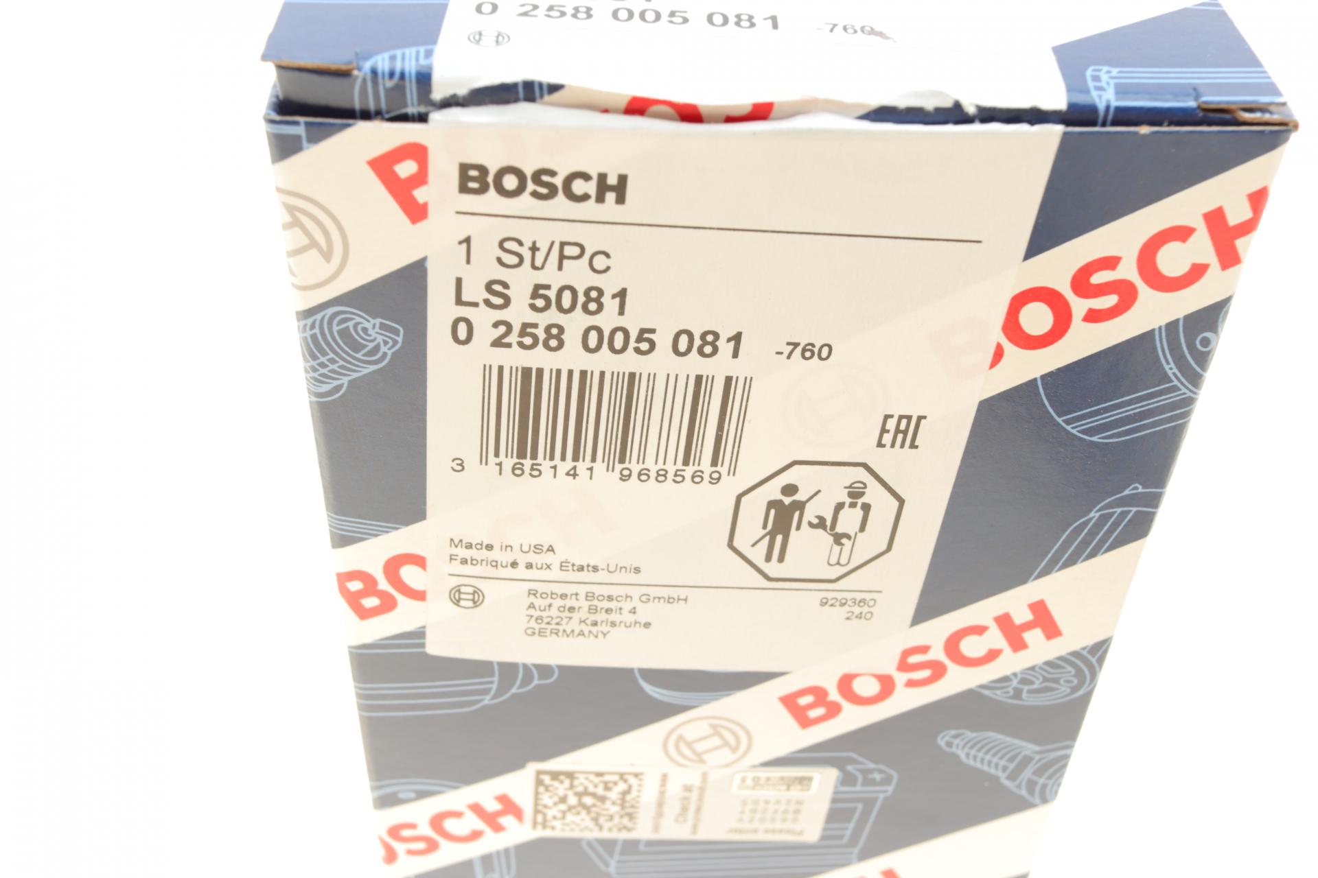 0258005081 BOSCH Лямда-зонд