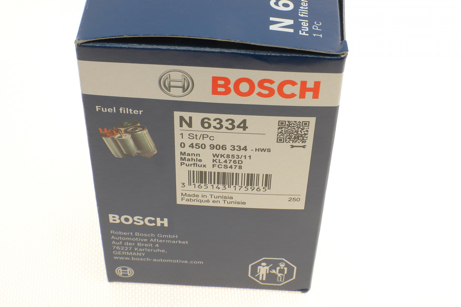 0450906334 BOSCH Топливный фильтр