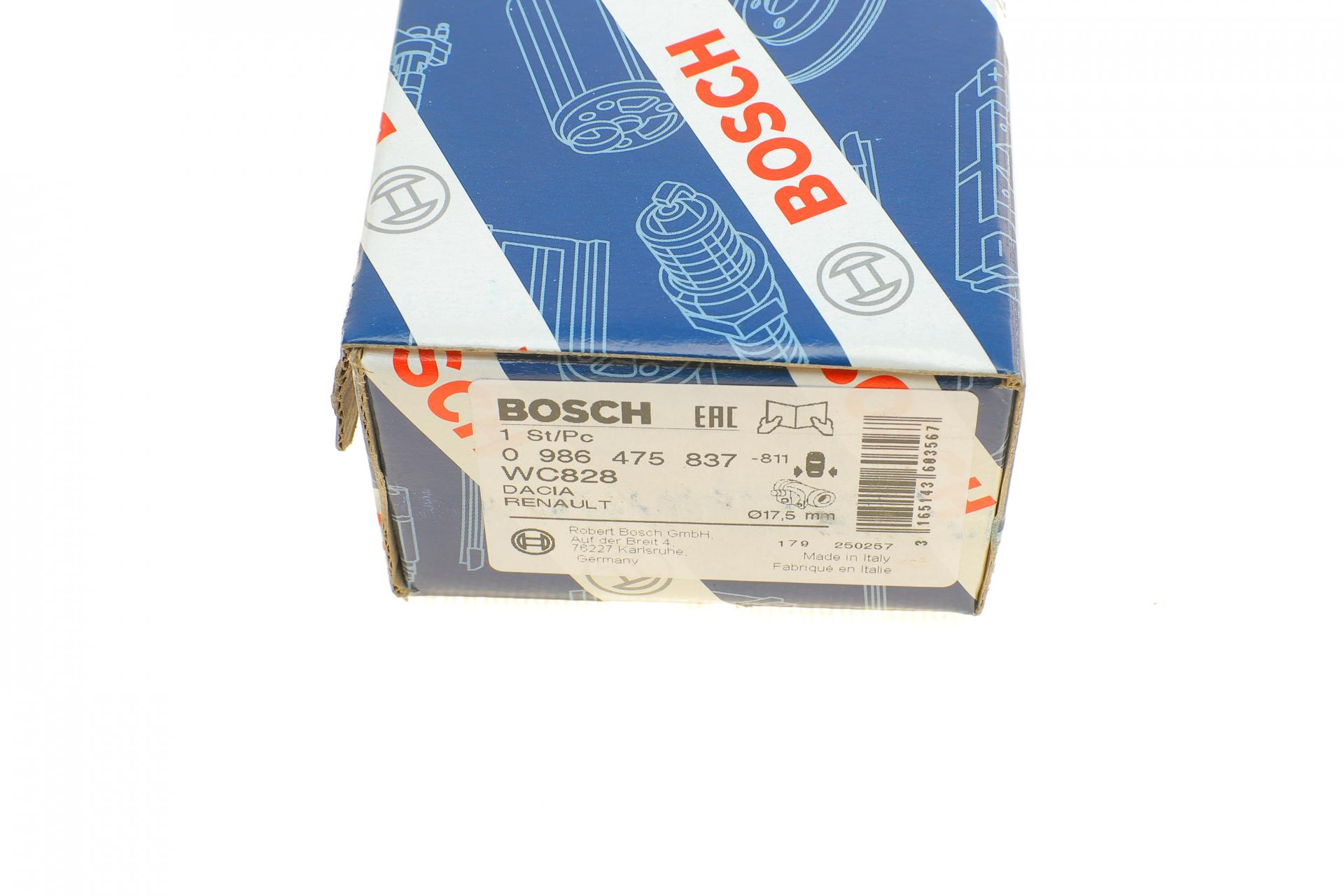 0986475837 BOSCH Колесный тормозной цилиндр