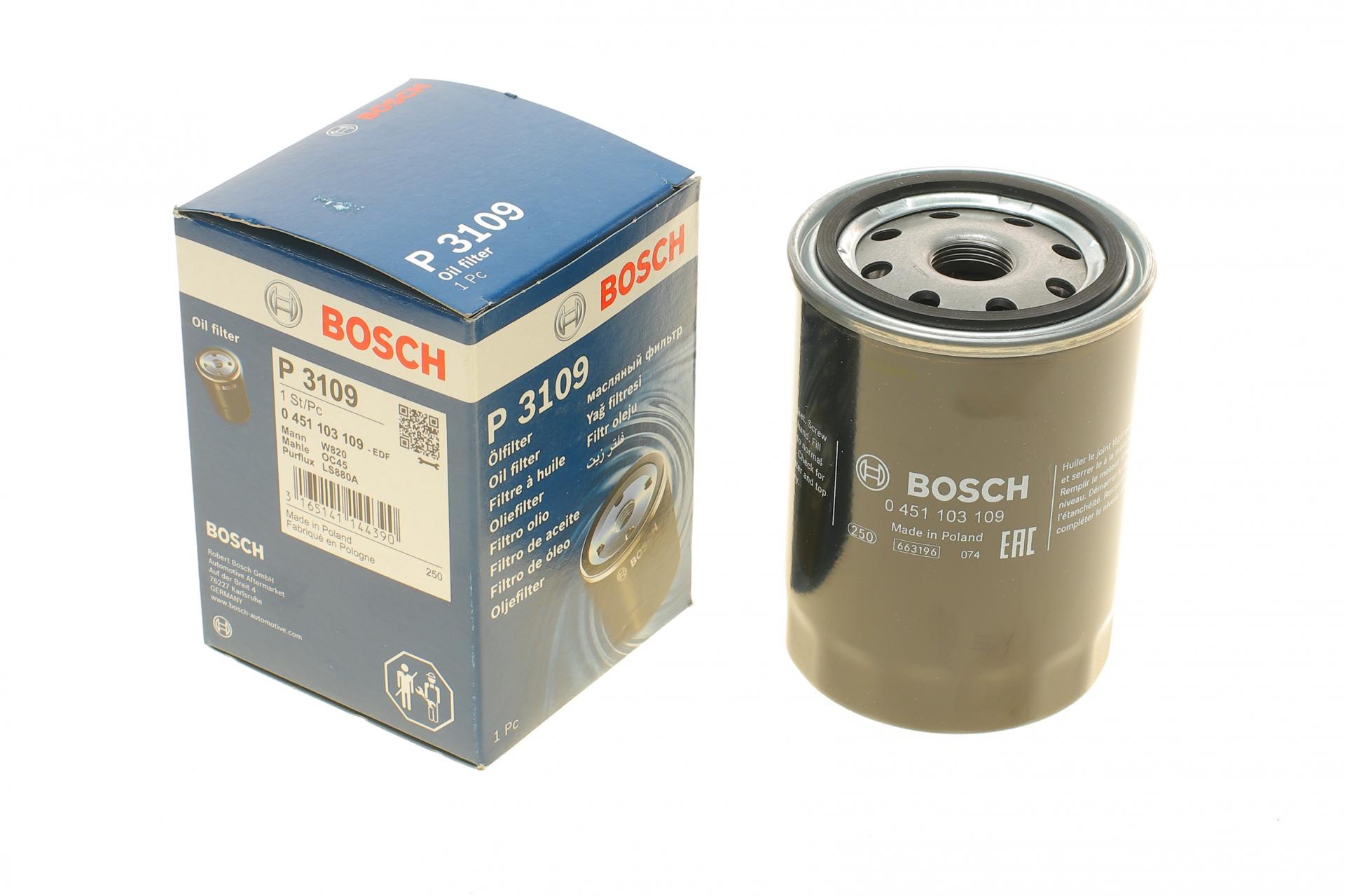 0451103109 BOSCH Масляный фильтр