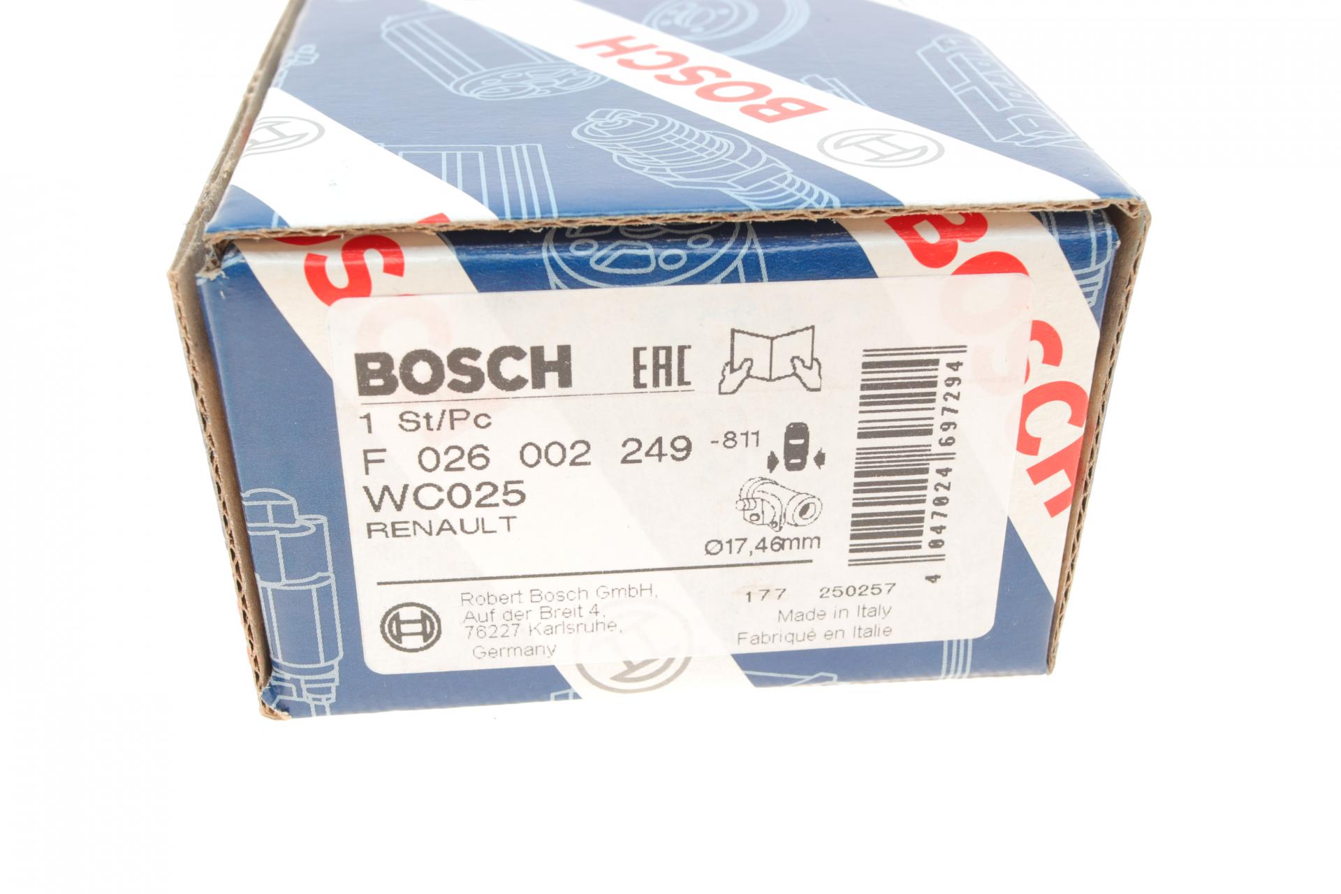 F026002249 BOSCH Колесный тормозной цилиндр