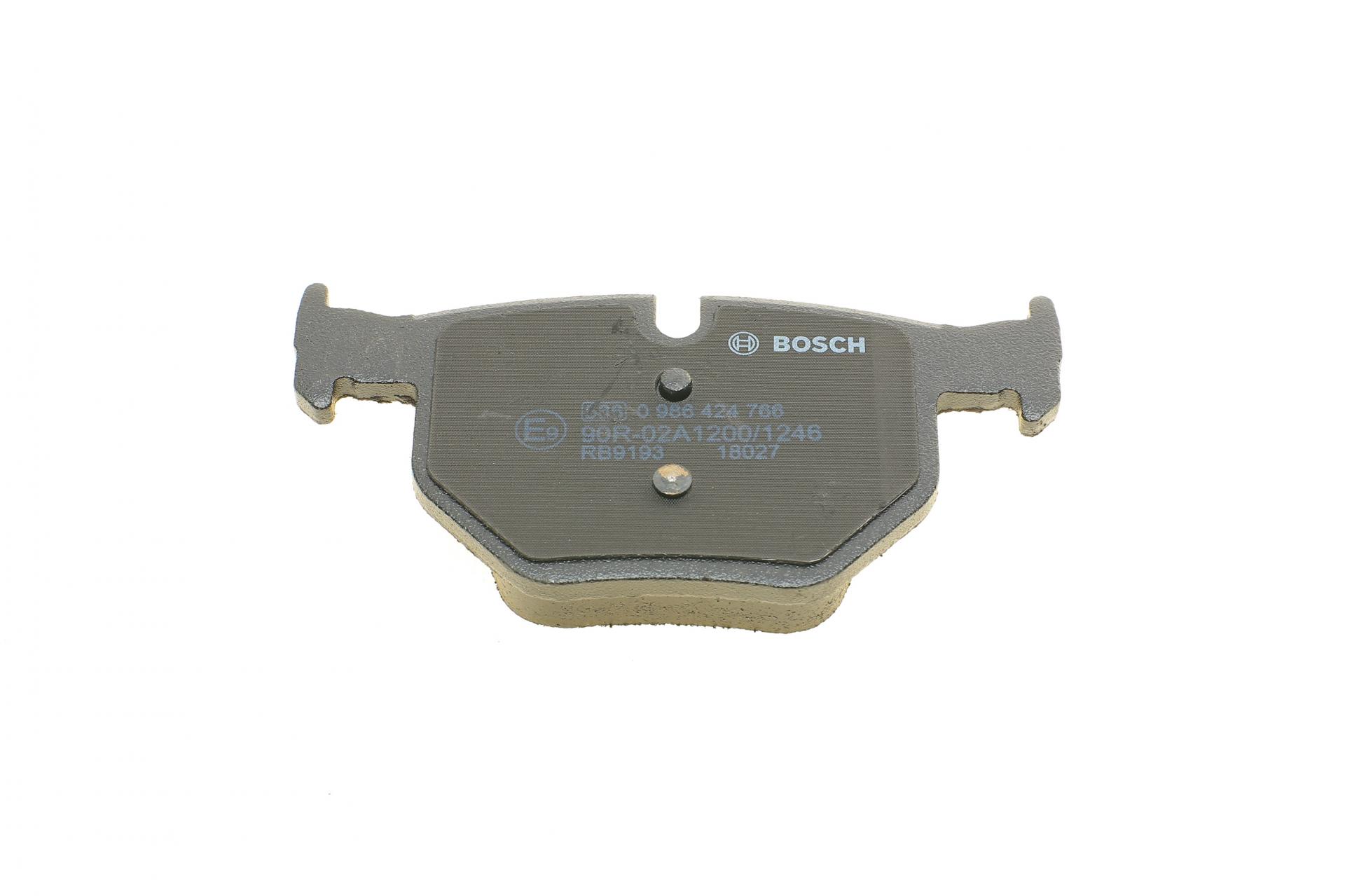 0986424766 BOSCH Комплект тормозных колодок, дисковый тормоз