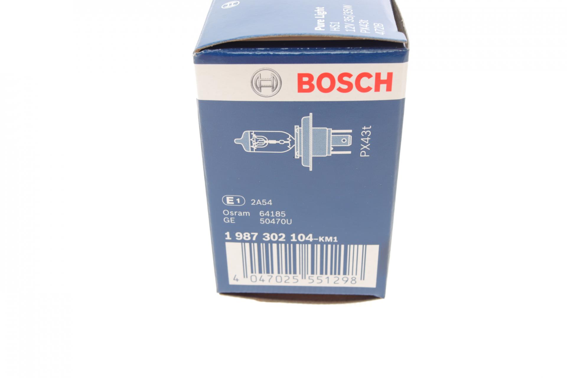 1987302104 BOSCH Автолампа HS1 12V 35/35W PX43t Pure Light