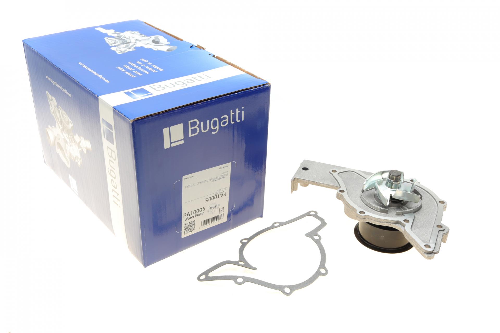PA10005 BUGATTI Помпа воды Audi A4/A6/A8 3.0/3.0quattro 01-06 (R/B) (5 лоп)