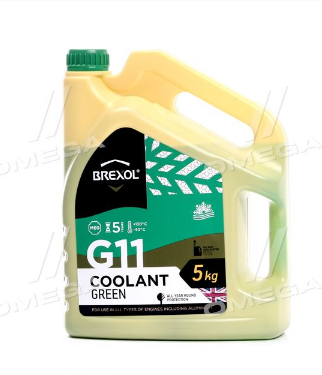 ANTF015 BREXOL Антифриз BREXOL GREEN G11 Antifreeze (зеленый) 5kg