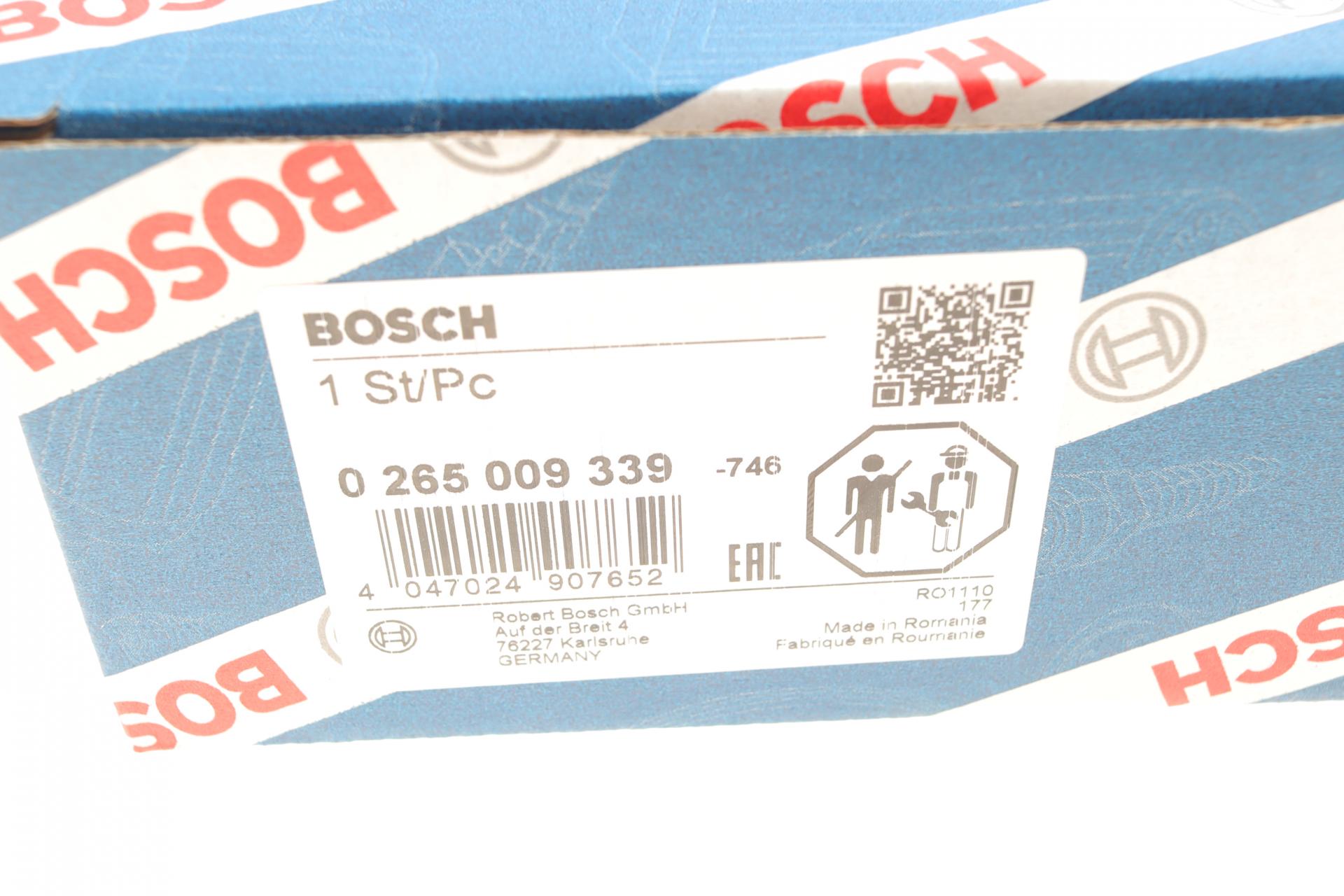 0265009339 BOSCH Датчик ABS (задний) MB Sprinter/VW Crafter 06- (R)
