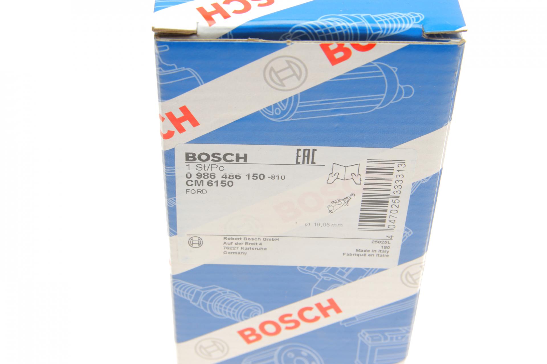 0986486150 BOSCH Главный цилиндр, система сцепления