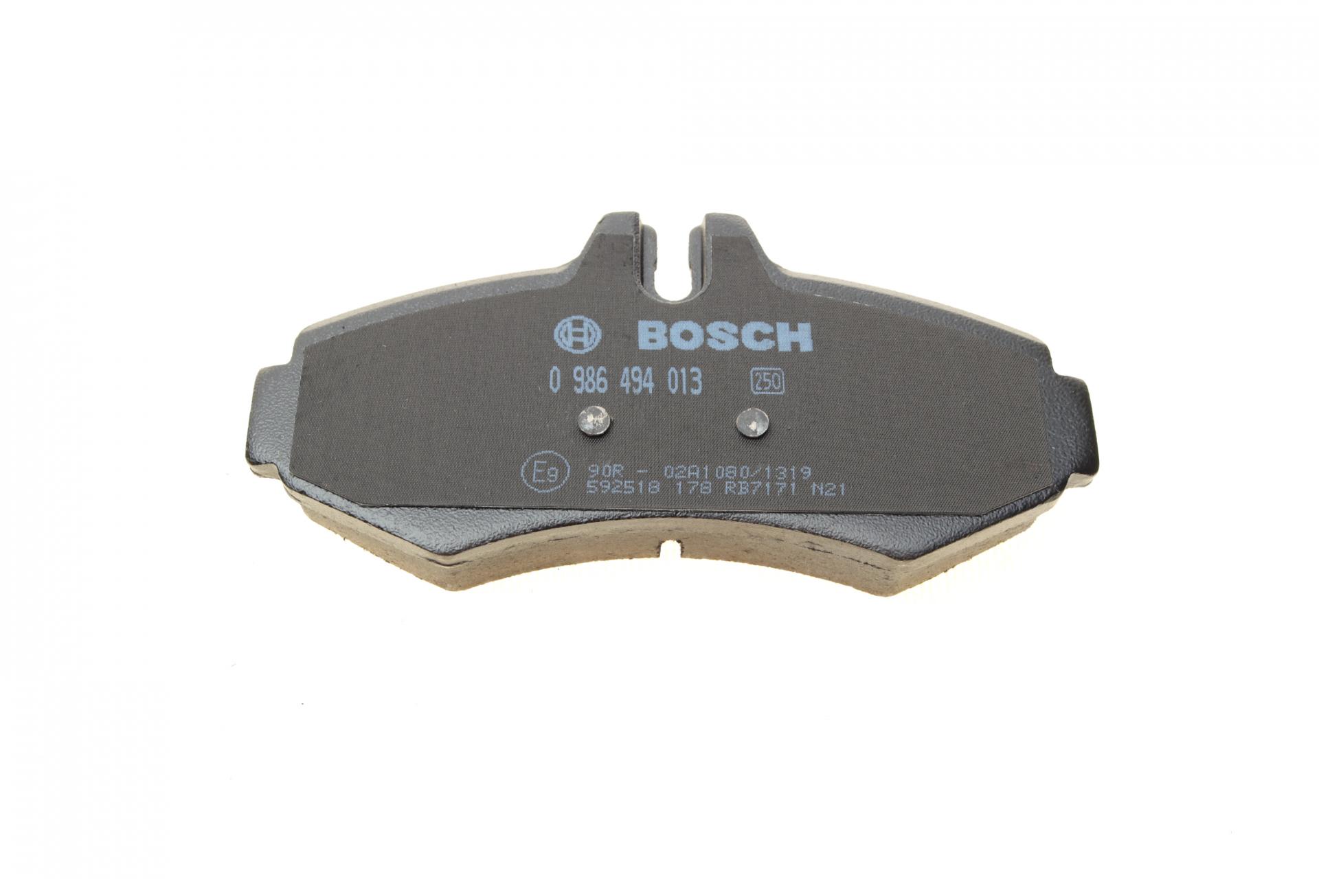 0986494013 BOSCH Комплект тормозных колодок, дисковый тормоз